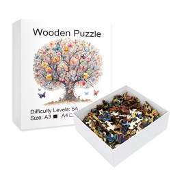 Пазл дерев'яний Wooden Puzzle: Квітуче Дерево 250 деталей