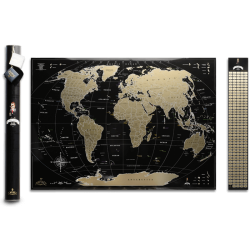 Скретч карта My Map Black edition (ENG)