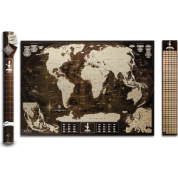 Скретч карта My Map Chocolate edition (ENG)